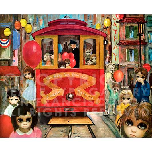 SUNDAY IN CHINATOWN LITHOGRAPH