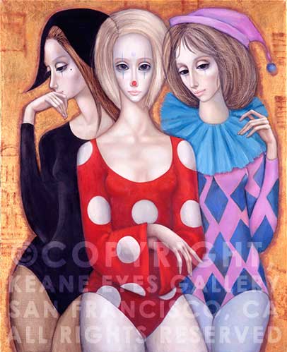 THREE HARLEQUINS